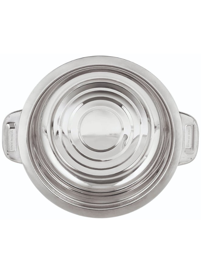 Noon East 3-Piece Insulated Stainless Double Wall Hot Pot Set - Elegant Casseroles/Serving Bowls/Hot Food Containers, Keeps Meals Hot & Fresh for Hours (1L, 1.5L, 2.5L) - Image 4