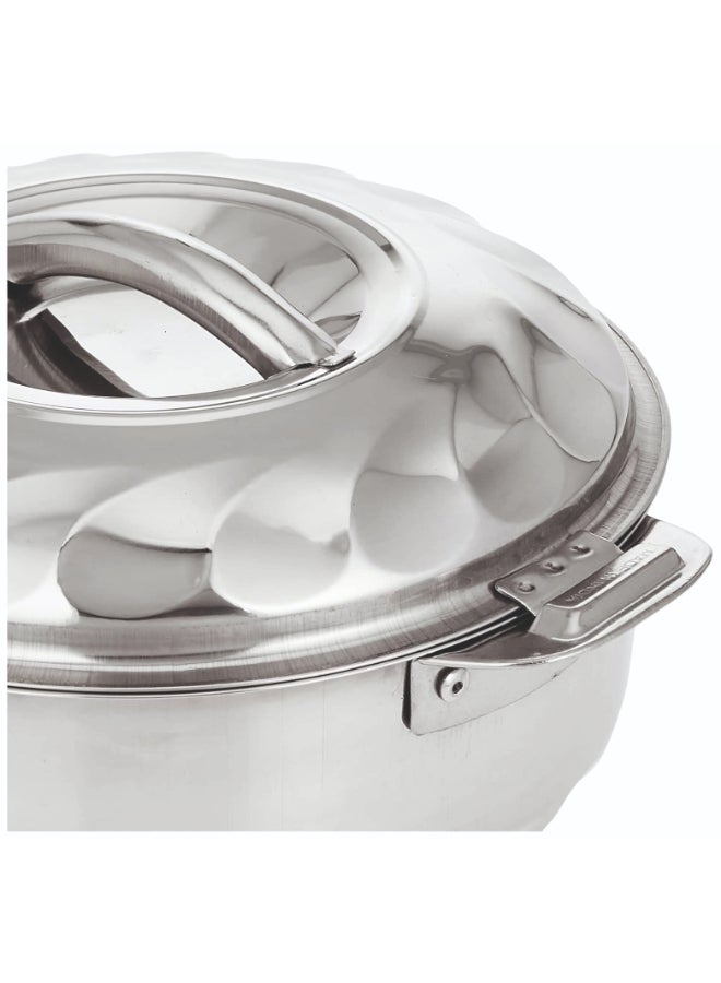 Noon East 3-Piece Insulated Stainless Double Wall Hot Pot Set - Elegant Casseroles/Serving Bowls/Hot Food Containers, Keeps Meals Hot & Fresh for Hours (1L, 1.5L, 2.5L) - Image 5