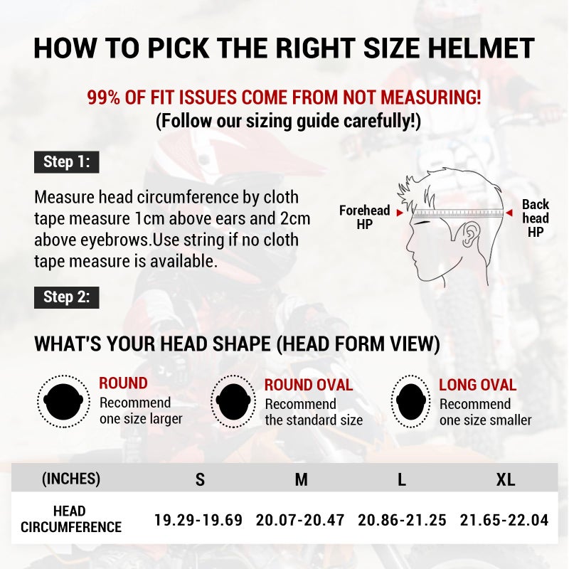 ROOZO Youth Kids Dirt Bike Helmet DOT Certified - Full Face Motorcycle Helmet for Off-Road, ATV, Street Riding, Includes Adjustable Goggles & Protective Gloves - Image 4