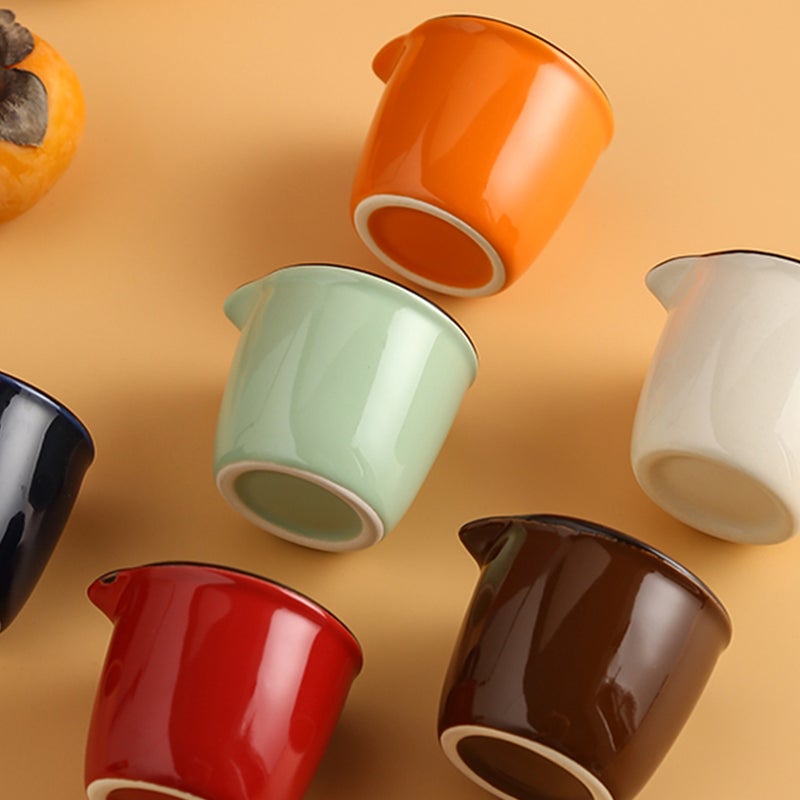 2pcs Ceramics Cup Jug Coffee Cups for Daily Use (40ml) - Image 2