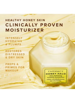 FARMACY Armacy Honey Halo Ceramide Face Moisturizer Cream Hydrating Facial Lotion For Dry Skin (1.7 Ounce)  - Image 5
