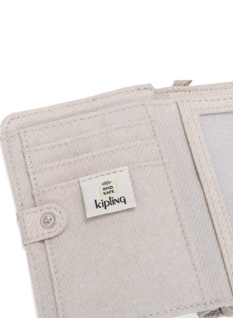 kipling محفظة موني لوف المعدنية المتلألئة متوسطة الحجم - Image 5