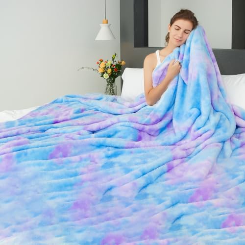 MUGD Blankets Fuzzy Soft Fleece Throw Blanket Cozy Soft Warm Throw Blanket for Bed - Image 4