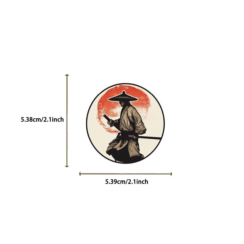 YINFENGKANHAI YINFENGKANHAI 50Pcs Bushido Sticker Japan Samurai Decal Japanese Warriors Spirit Stickers for Car Bumper Hard Hat Helmet Waterproof Graffiti Decals for Kid Boy (Bushido), 12597 - Image 2