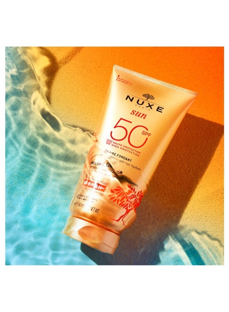 Nuxe Sun Melting Lotion High Protection Face and Body SPF50 150ml - Image 3