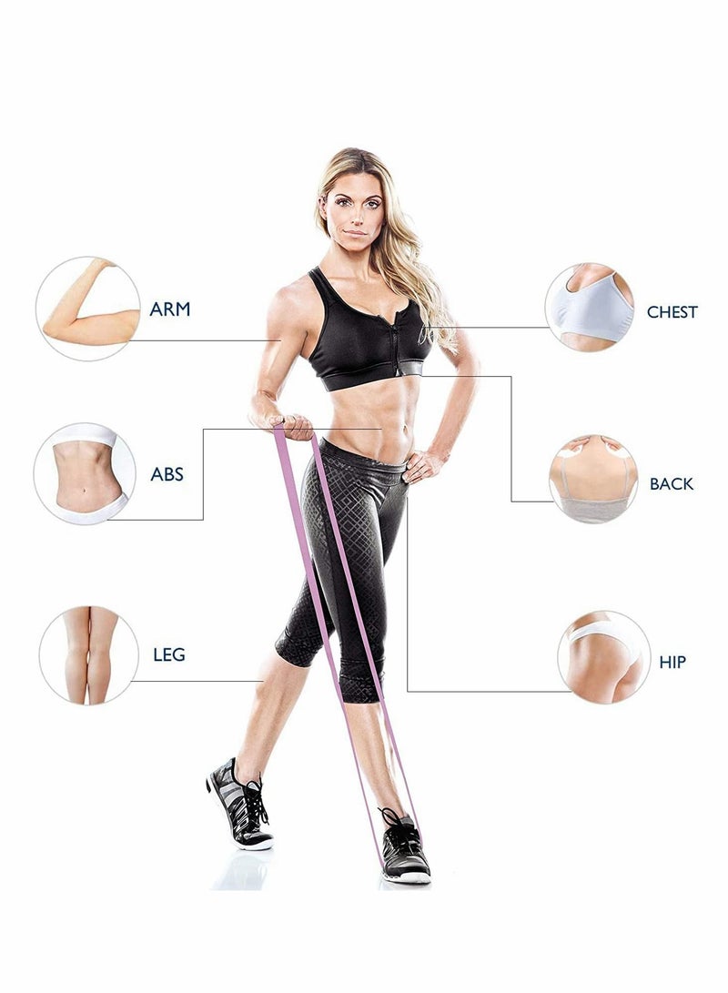 Y&D Resistance Bands Set Fabric Exercise for Women, Full Body Workout, Training, Heavy Duty Stretch Fitness Pull Up Assistance - Image 2