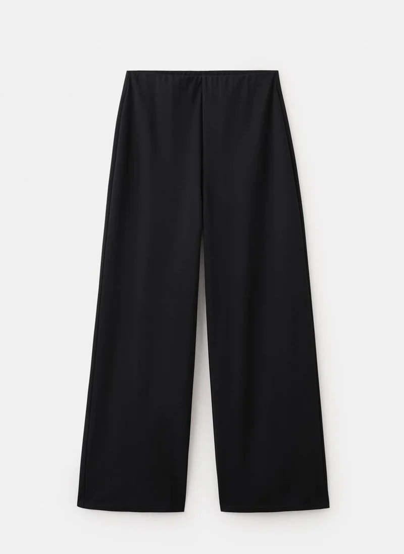 MANGO  Straight-fit trousers with elastic waist for Women | Best Price UAE