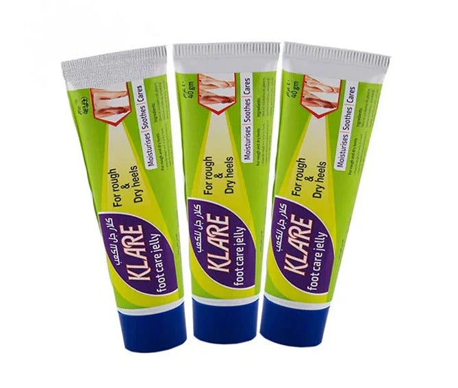 Clair Foot Care Gel for Dry and Rough Heels 40g (3 pieces)