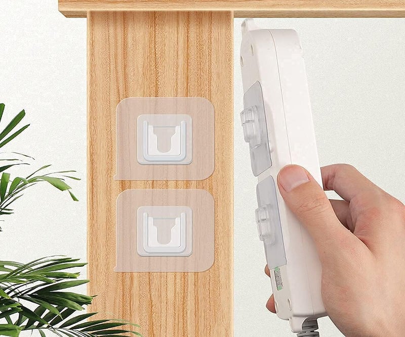 JIALTO 20 Pcs Heavy Duty Waterproof Double-Sided Adhesive Hooks - Versatile Wall Hangers for Robes and Wall Hangings - Transparent - Image 5
