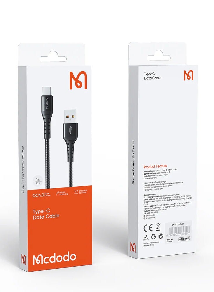 Mcdodo CA 2270 Type C Data Cable 0.2M - Image 2