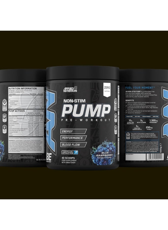 أبلايد نيوتريشن مضخة ABE قبل التمرين خالية من المنشطات - نكهة بلو راز، 40 مغرفة، 500 جم - Image 5