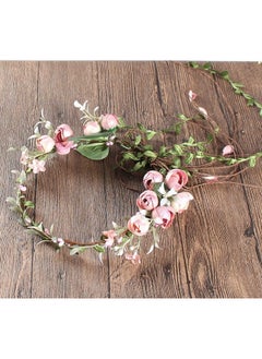 Adjustable Bridal Flower Garland Headband Flower Crown Hair Wreath Halo F83 (A) - pzsku/ZDD33E2F3FF4CFB58A5ACZ/45/_/1718614191/77f55df4-71d4-4411-9785-48e84996b61d