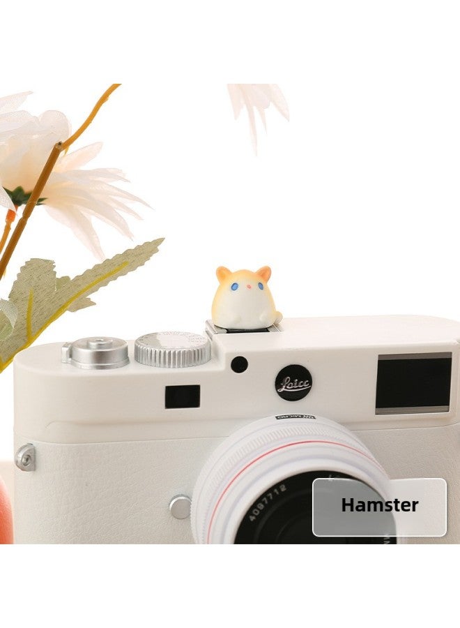 Cartoon Three-dimensional Doll Hot Boots For Canon Sony Fuji Micro SLR Universal Cute Dustproof Protective Cover-Color:Zoo-Hamster - Image 1