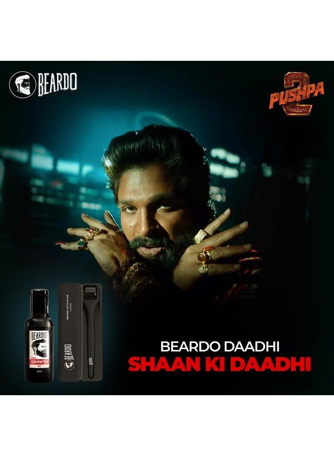 بيردو زيت نمو اللحية والشعر من Beardo، 30 مل | زيت شعر طبيعي للحية أكثر كثافة وطولًا | زيت لحية لنمو اللحية غير المتساوي والمتقطع والسريع | زيت نمو لشعر لحية أقوى وأكثر امتلاءً - Image 2