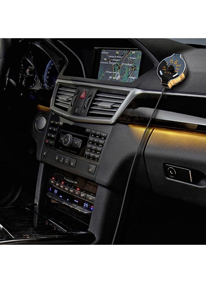 Thoraya Q8S Wireless Handsfree BT FM Transmitter MP3 Player Car Kit 2 USB Chargers  - Image 5