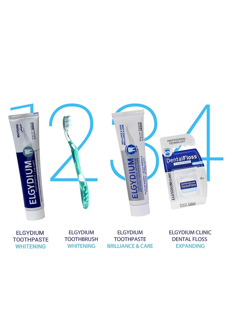 إلجيديوم الجيديوم فرشاة الأسنان متوسطة الحجم تبييض - Image 3