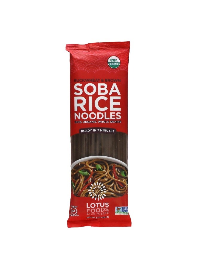 Lotus Foods Lotus Foods, Buckwheat & Brown Soba Rice Noodles, 8 oz (227 g)  - Image 1