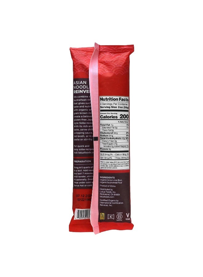 Lotus Foods Lotus Foods, Buckwheat & Brown Soba Rice Noodles, 8 oz (227 g)  - Image 2