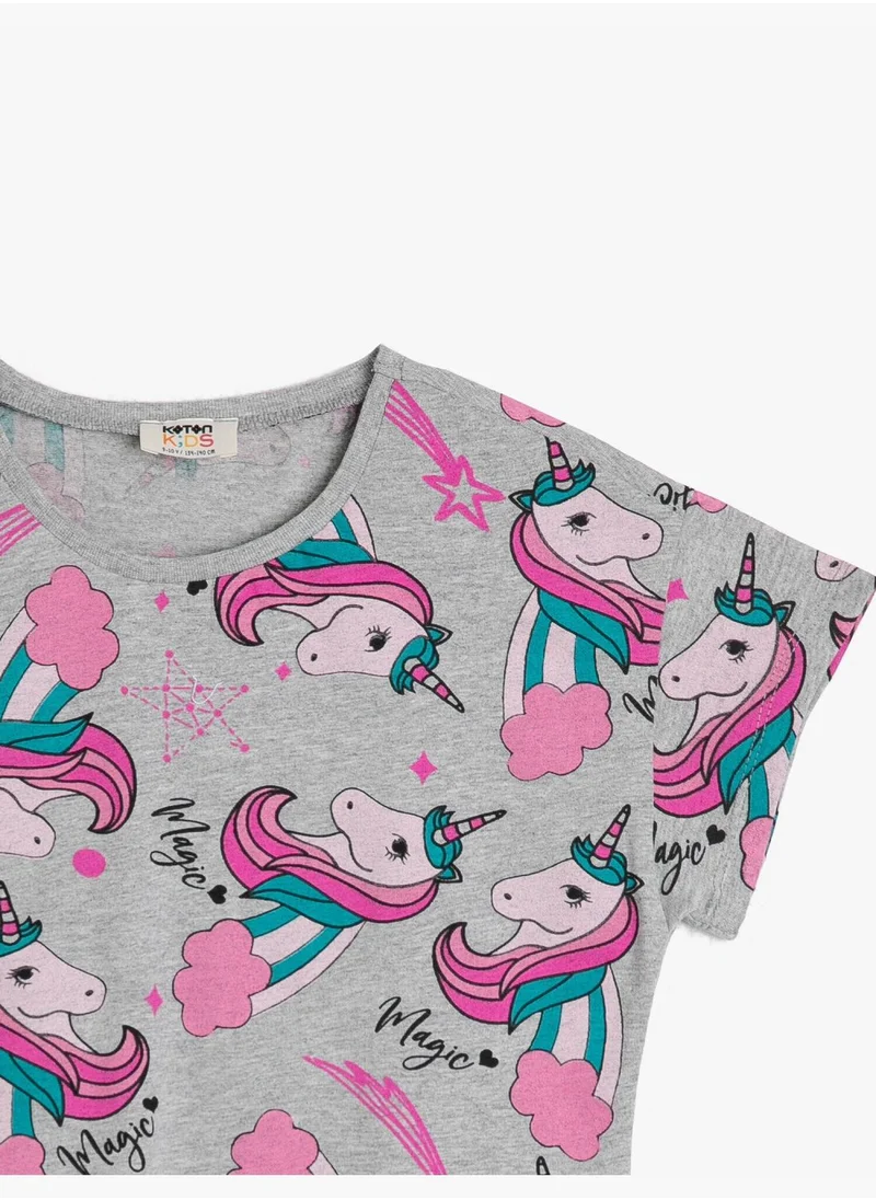 KOTON Patterned T-Shirt