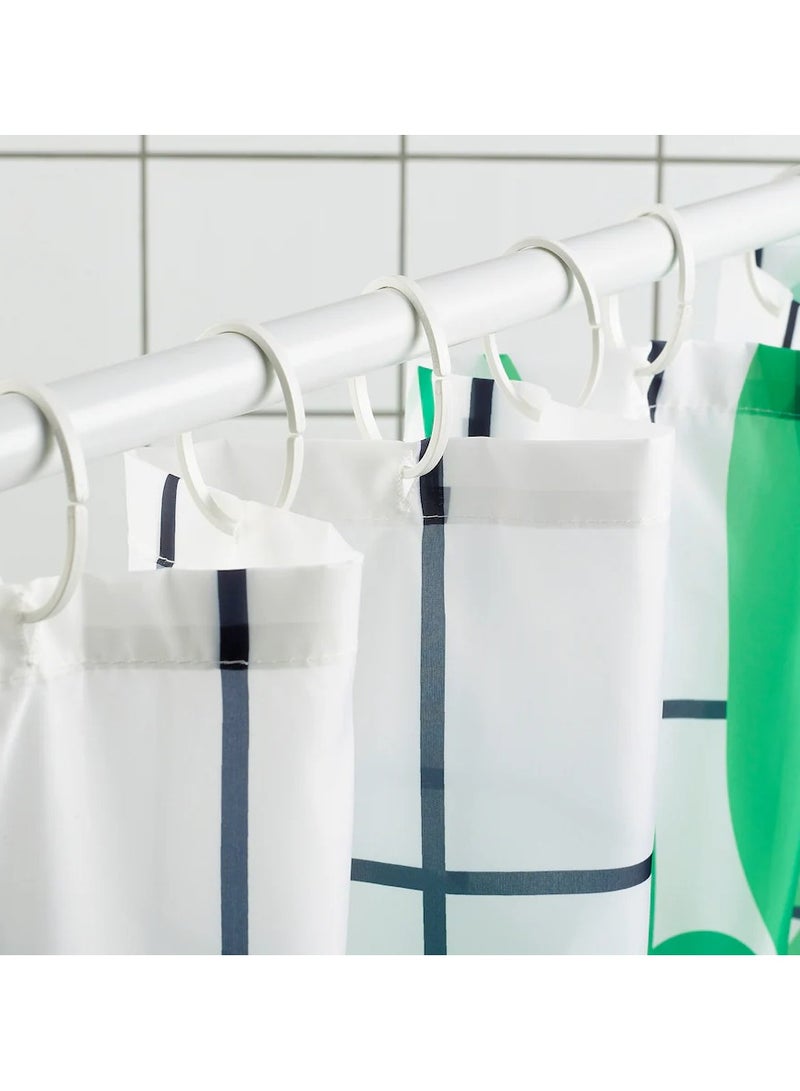 ستارة دش للحمام - بطانة دش رولاند مزخرفة - ستارة دش مطبوعة منزلية - ستارة حمام 180 عرض × 200 ارتفاع - Image 3