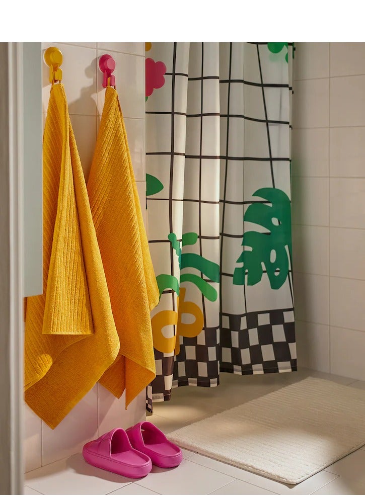 ستارة دش للحمام - بطانة دش رولاند مزخرفة - ستارة دش مطبوعة منزلية - ستارة حمام 180 عرض × 200 ارتفاع - Image 4