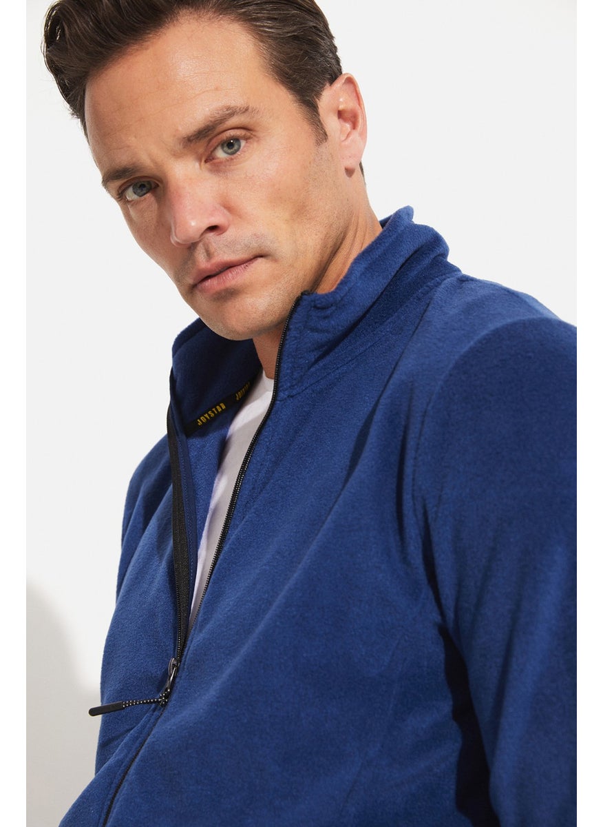 JOYSTAR Men's Regular Fit Zippered Fleece Sweatshirt  - Image 2