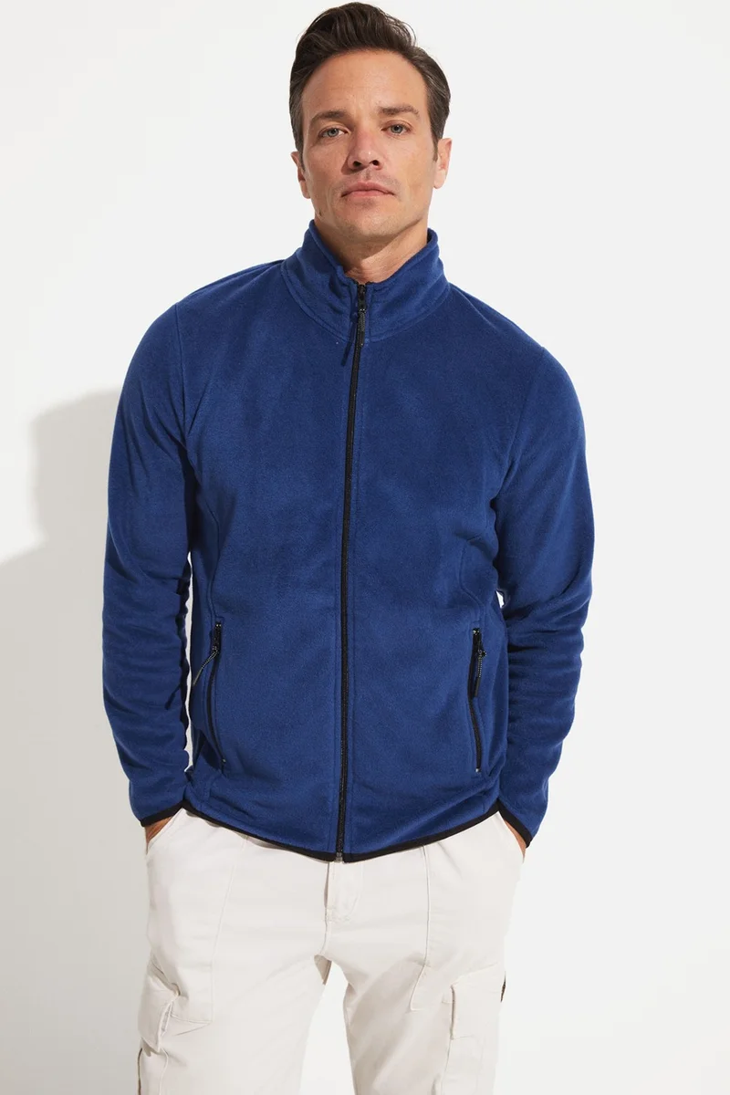 JOYSTAR Men's Regular Fit Zippered Fleece Sweatshirt