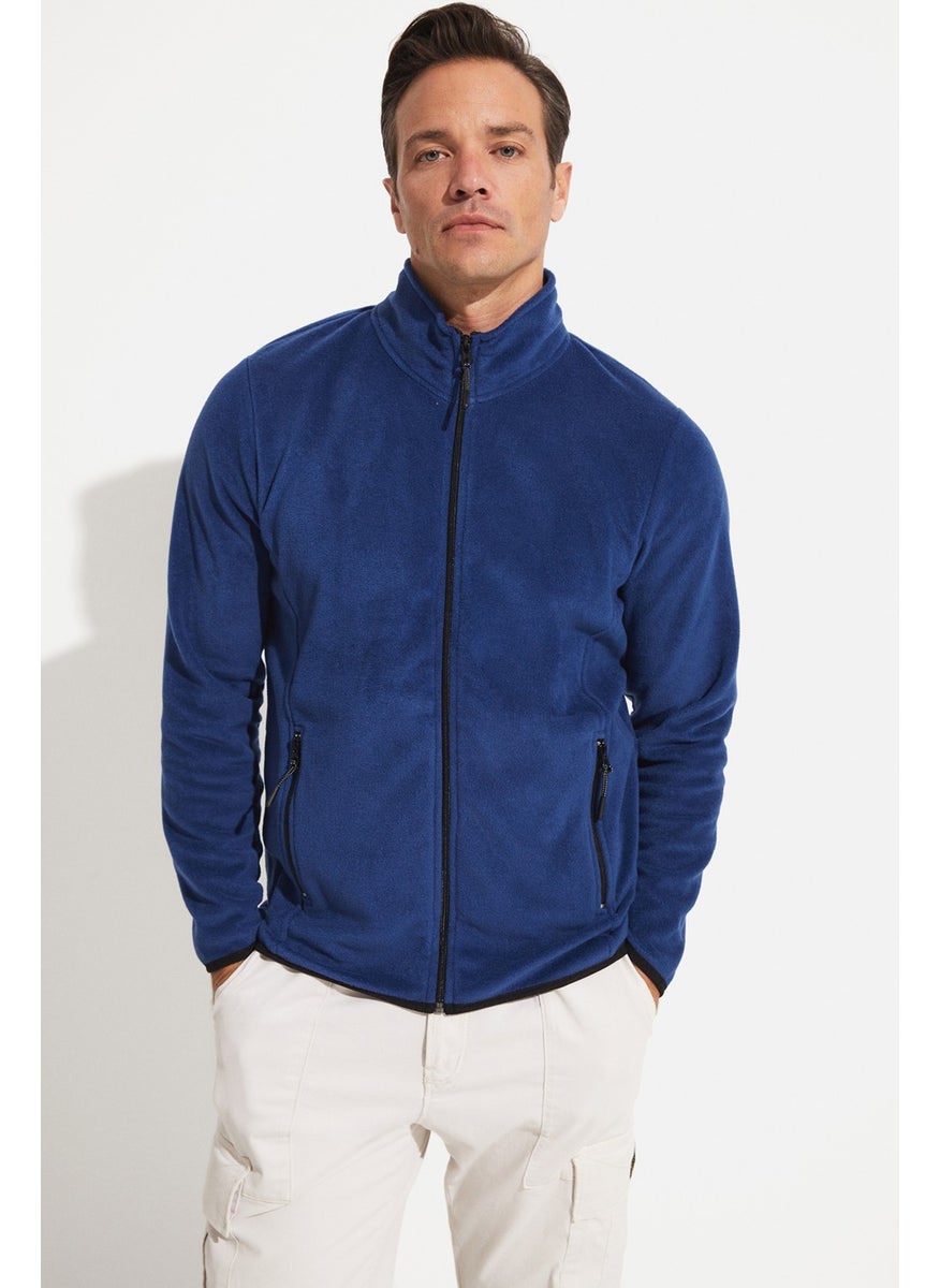 JOYSTAR Men's Regular Fit Zippered Fleece Sweatshirt  - Image 4
