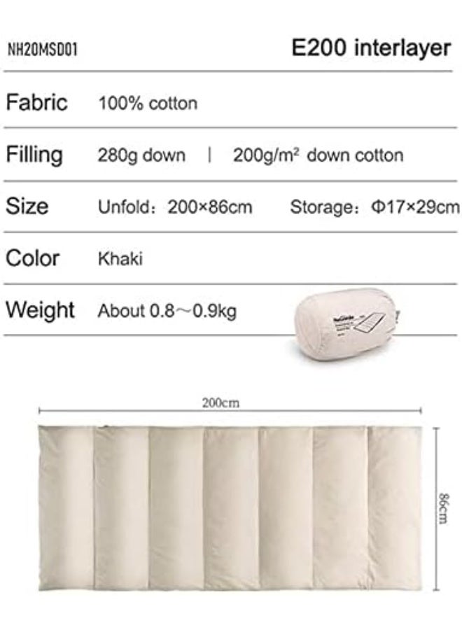 Naturehike E200 Cotton Sleeping Bag/CrySTalline - Image 4