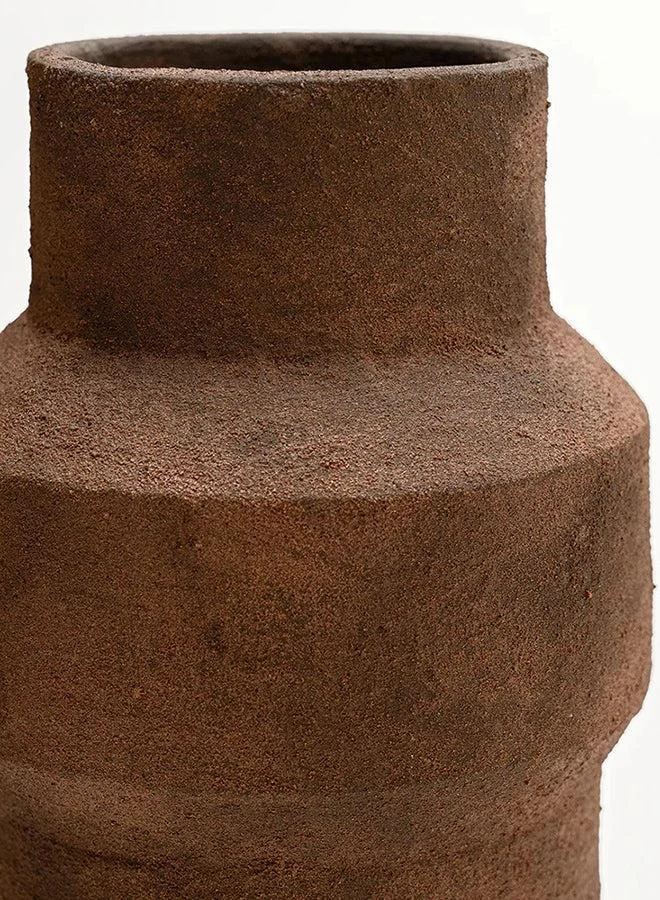 KNOT HOME Anaya Arneson EarthTone Cylinder Vase Knot Home Designer Accessory for Bedroom Living Dining Room Office Area Décor