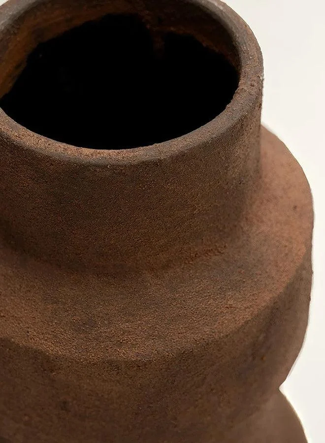 KNOT HOME Anaya Arneson EarthTone Cylinder Vase Knot Home Designer Accessory for Bedroom Living Dining Room Office Area Décor