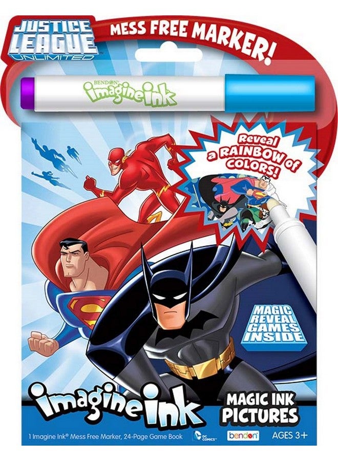 Bendon Bundle Of 3 Imagine Ink Magic Pictures Activity Books Cars 3 Justice League And Transformers: Robots In Disguise - Image 4