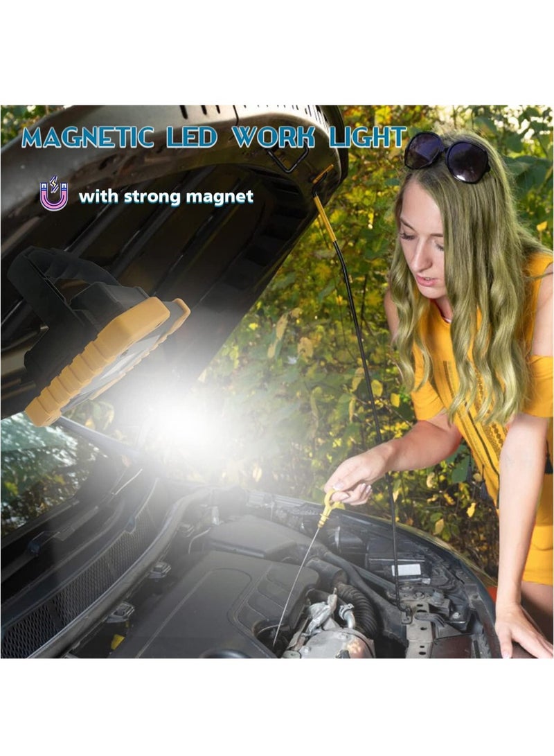 SYOSI LED Camping Lights Rechargeable, 3000mAh Portable Work Light Rechargeable, 2000LM Portable Outdoor Security Light with PowerBank LED Torch for Emergency, Power Cuts, Tents - Image 3