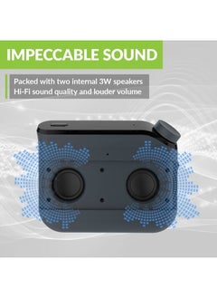 Avantree Roadtrip - Bluetooth Speaker & Wireless FM Transmitter Kit 2-in-1 for Cars with Hands-Free 6W Speakerphones, Built-in Mic, and Multipoint Cell Phone Connections  - Image 4