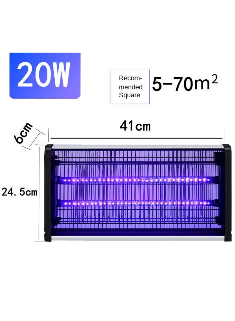 general 20W LED Electric Mosquito Zapper Indoor And Outdoor Flying Fly Insect Killer Lamp Bug And Pest Trap Pest Repeller Repellent Traps Eliminator Catcher Lure Zapper Kills Mosquito - Image 1