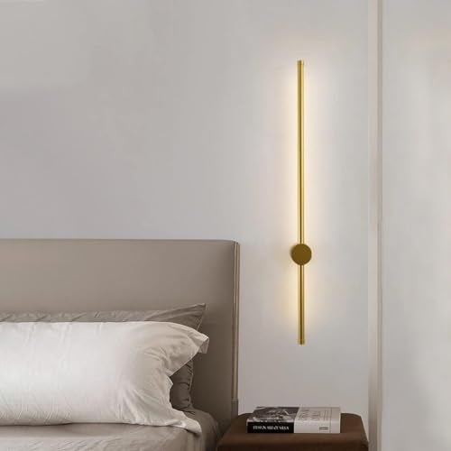 Harold Electricals Gold Metal LuminEdge Wall Light | Modern Wall Lamps for Living Room, Bedroom, Lobby, Entrance & Home Décor- Pack of 1(Inbulit LED) 600mm - Image 3
