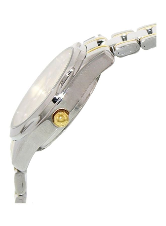 كاسيو ساعة يد بعقارب ومقاومة للماء طراز LTP-1275SG-9ADF - مقاس 26 ملم - فضي/ذهبي نساء - Image 3