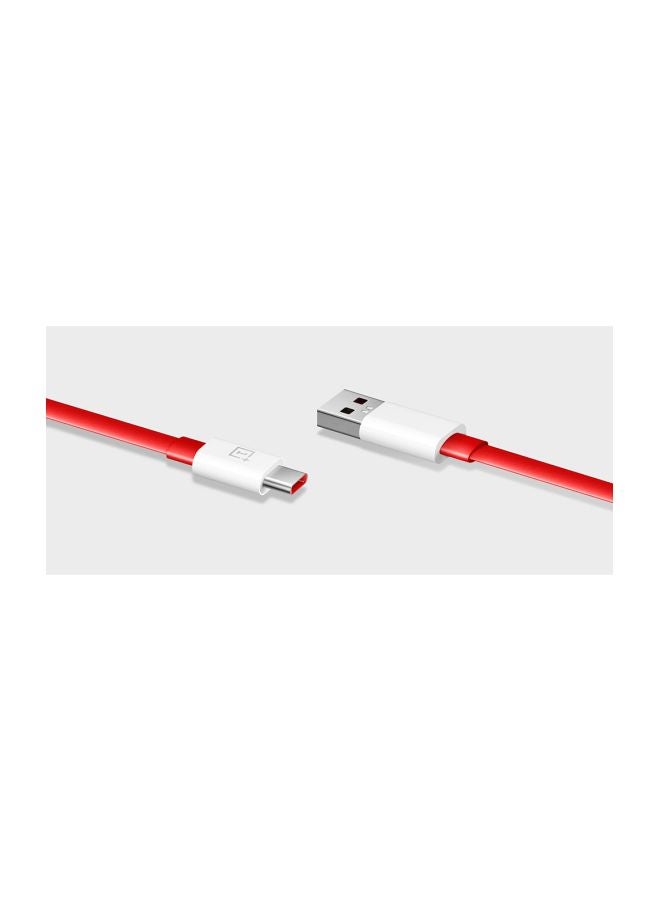 OnePlus Wrap Type-C Charging Cable Red - Image 4
