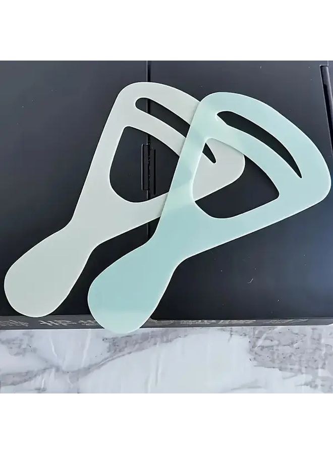 2 Pcs Silicone Eyebrow Shaping Stencil Reusable Natural Arch Brow Template Guide - Image 3