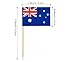 JAVD CYPS 100 Pcs Australia Flag Australian Toothpick Flags Small Mini Stick Cupcake Toppers Australian FlagsCountry Picks Party Decoration Celebration Cocktail Food Bar Cake Flags - Image 4