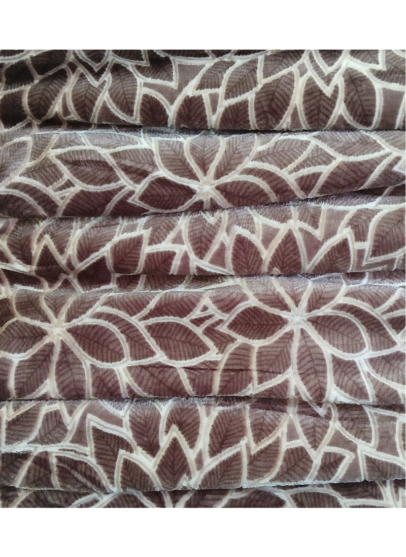 T G H Flannel Blanket Micro Fiber Throw Blanket, for All Season Fluffy Blanket Warm and Light Weight for Bed Throws & Sofa,Comfortable and Soft Flannel Fleece Blanket  - Image 3