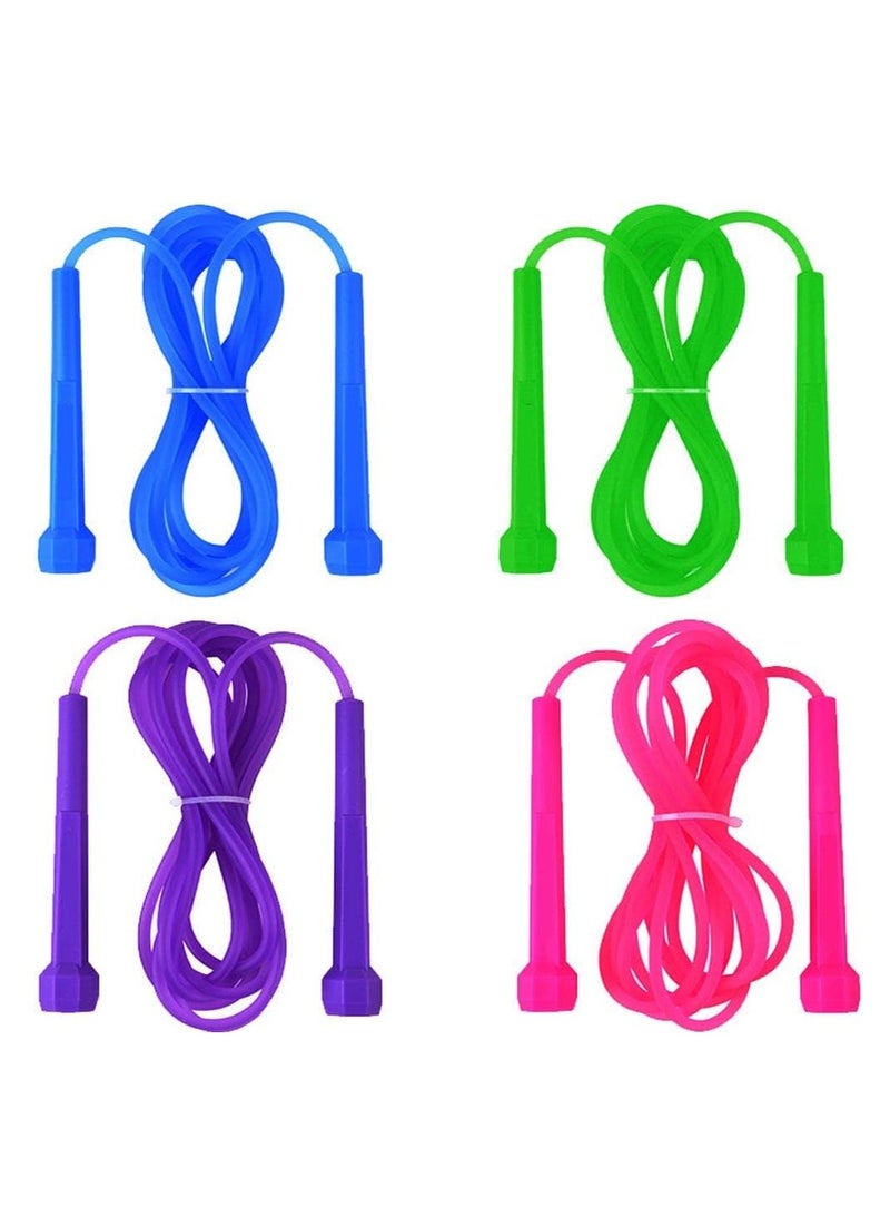 سبال حبل القفز بتصميمات ملونة لطيفة بطول 9 أقدام قابل للتعديل بجودة PVC مناسب للياقة الأطفال والكبار - Image 2