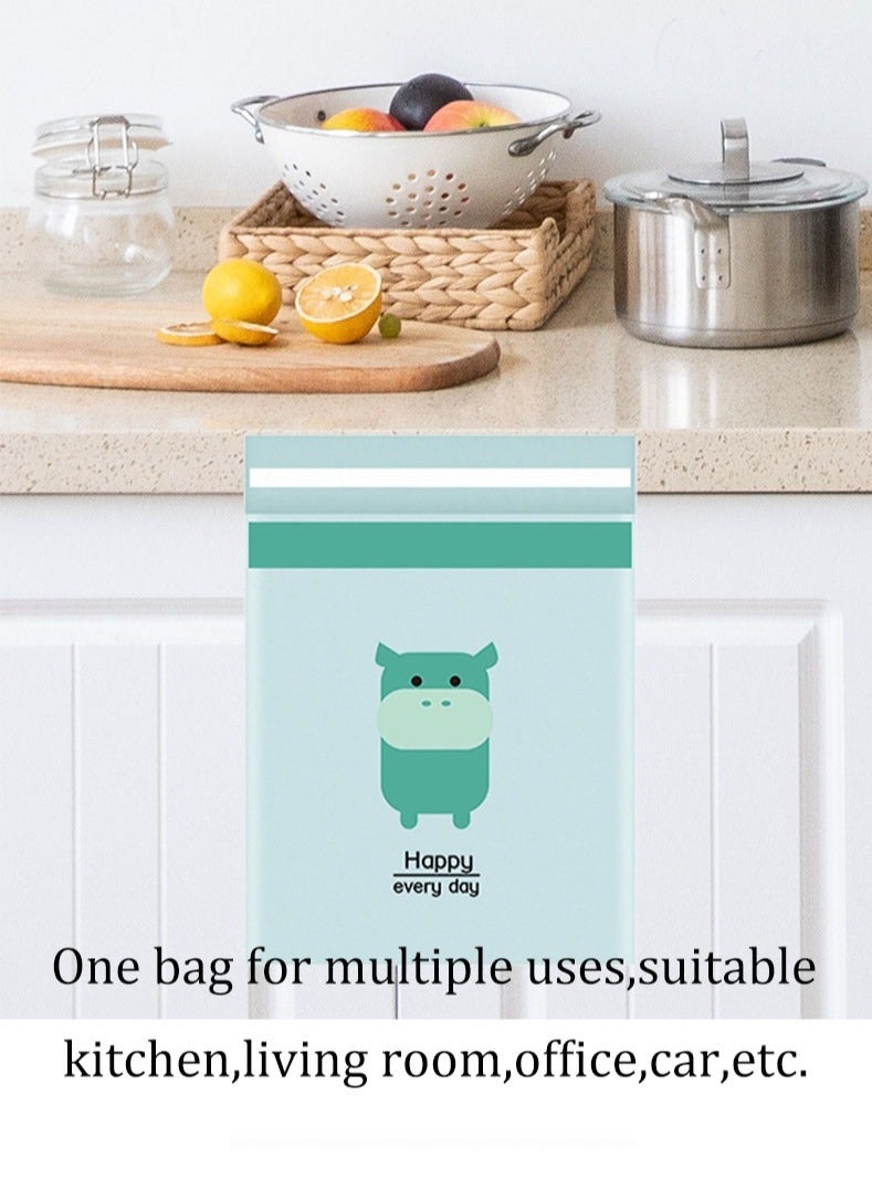 Self Adhesive Trash Bags 15 Pcs,Waterproof Car Garbage Bag Disposable Trash Bags Leak Proof,Vomit Bags For Cars,Kitchens,Bedrooms,Study Rooms,Travel,Camping,Office  - Image 5