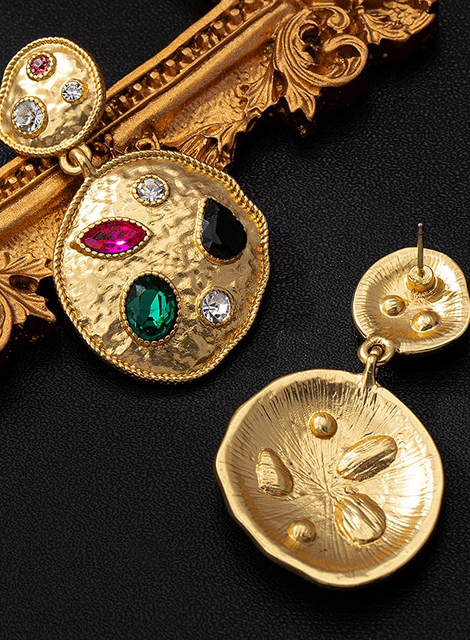 Take Two Rhinestone Detail Dangle Earrings - Image 5