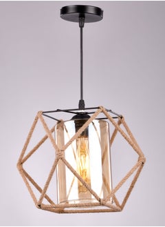 NAGAFA SHOP Modern rope black pendant R1034  - Image 1