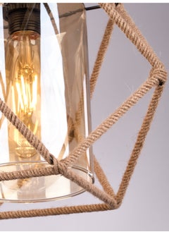 NAGAFA SHOP Modern rope black pendant R1034  - Image 2