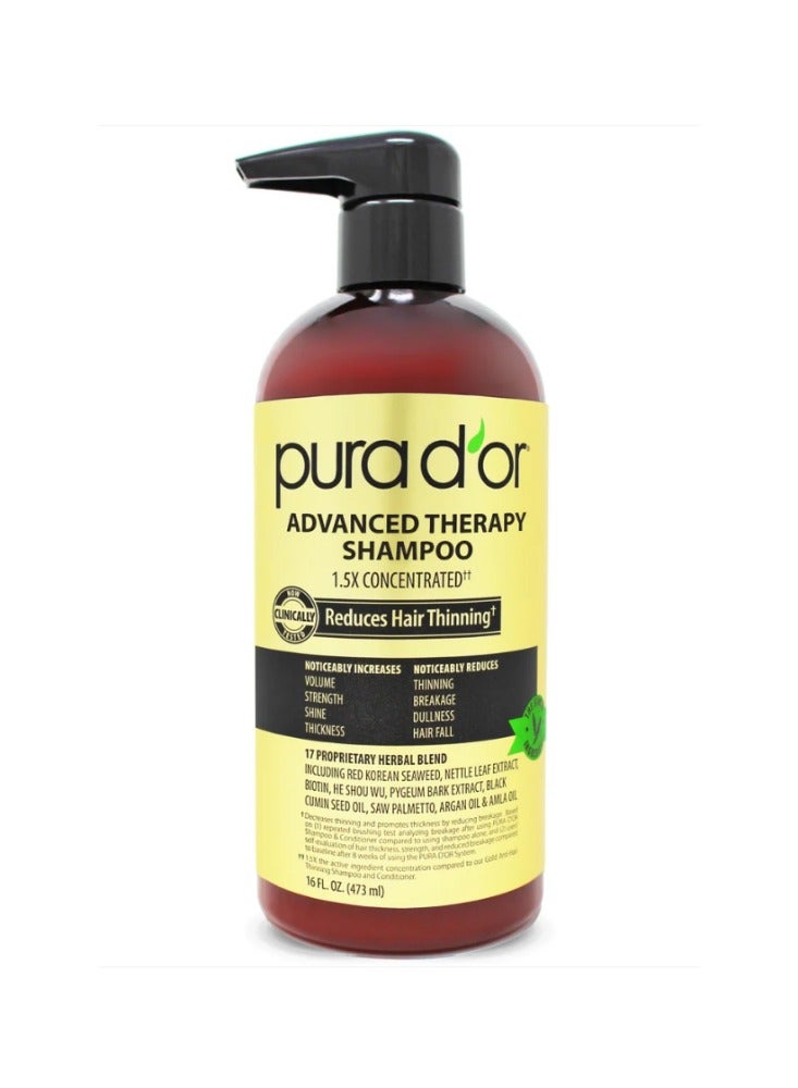 Pura d'Or - Biotin Advanced Hair Care Shampoo - 473 ml