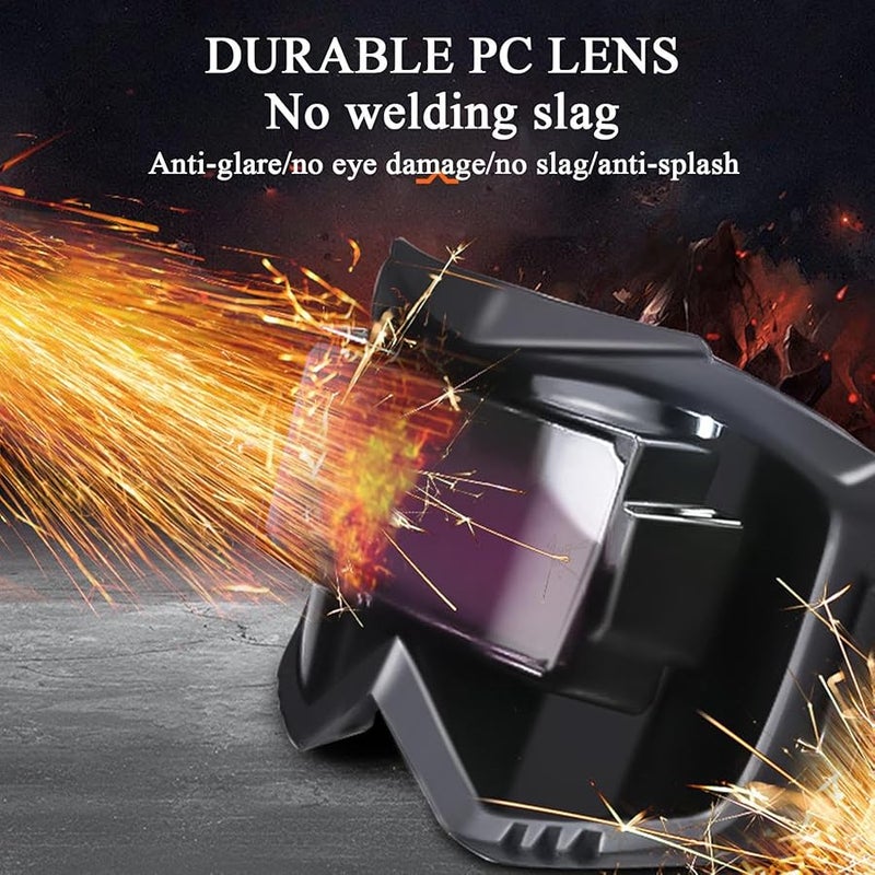 Auto Darkening Welding Helmet Head Mounted Protective Lens For Professionals Beginners - Image 5