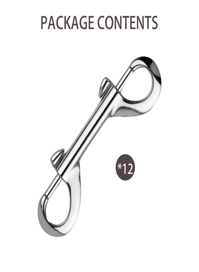 Heran Double Ended Bolt Snaps,12 PCS 3.4 Inch Alloy Trigger Clips for Key Chains, Leashes,Collars - Image 5