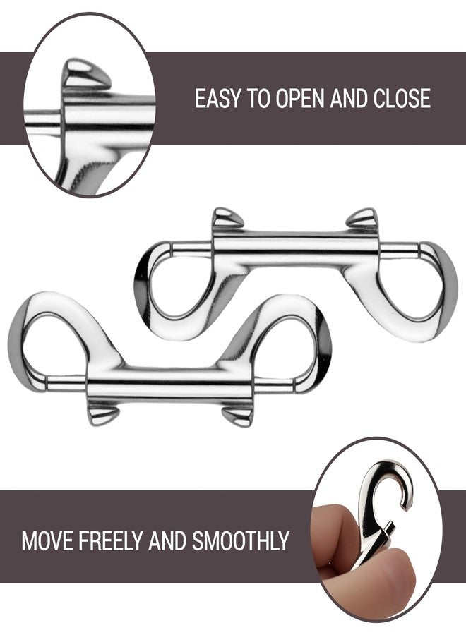 Heran Double Ended Bolt Snaps,12 PCS 3.4 Inch Alloy Trigger Clips for Key Chains, Leashes,Collars - Image 3